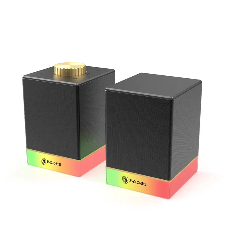 SADES DIONSYN SA-SP02 DESKTOP STEREO SPEAKERS - Image 1