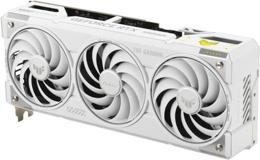 ASUS TUF Gaming GeForce RTX 5070 Ti 16GB BTF OC Graphics Card, GDDR7 256-Bit Memory, 2588 MHz Boost Clock, 8960 CUDA Core, 28 Gbps Memory Speed, PCI Express 5.0, White | 90YV0N60-M0NA00 thumbnail 2