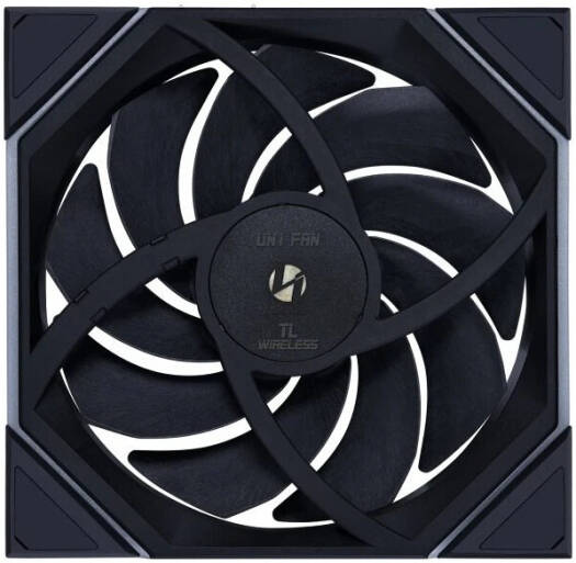 Lian-Li UNI FAN TL Wireless Case Fan, 140mm Fan Size, 1800 RPM Fan Speed, 103.9 CFM Fan Airflow, Fluid Dynamic Bearing , 4-PIN PWM, PA66 LCP, Single Pack, Black | 14TL1W1B thumbnail 3