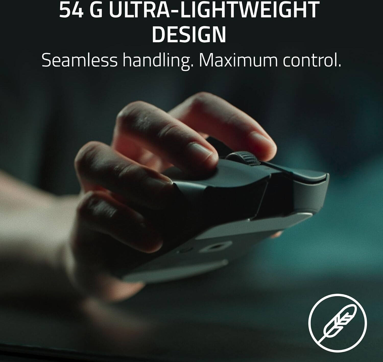 Razer Viper V3 Pro Wireless/Wired Gaming Mouse, 54g Lightweight Design, 35K Gen 2 DPI Optical Sensor, Up To 95H Battery Life, Optical Mouse Switches Gen 3, Black | RZ01-05120100-R3G1 thumbnail 2