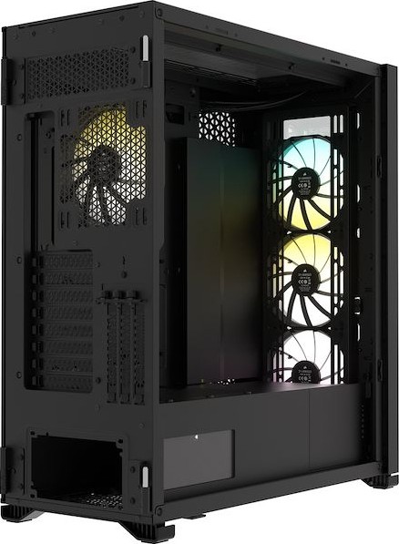 Corsair iCUE 7000X RGB Tempered Glass Full-Tower ATX PC Case, 4x SP140 RGB Pre-Installed Fan, Up to 360mm Radiator & 12x 120mm Fan Support, Black | CC-9011226-WW thumbnail 11