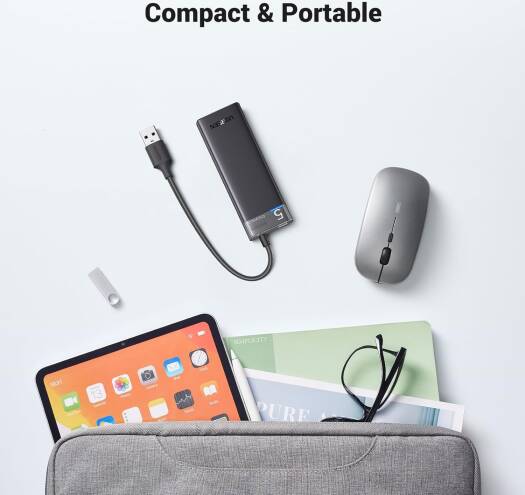 UGREEN CM653 USB 3.0 HUB 5Gbps High Speed Data Transmission With USB-C Power Supply, Multiple Extension For Laptop, Desktop PC, Xbox, PS5, Mouse, Keyboard, Flash Drive, Printer | 15548 thumbnail 6