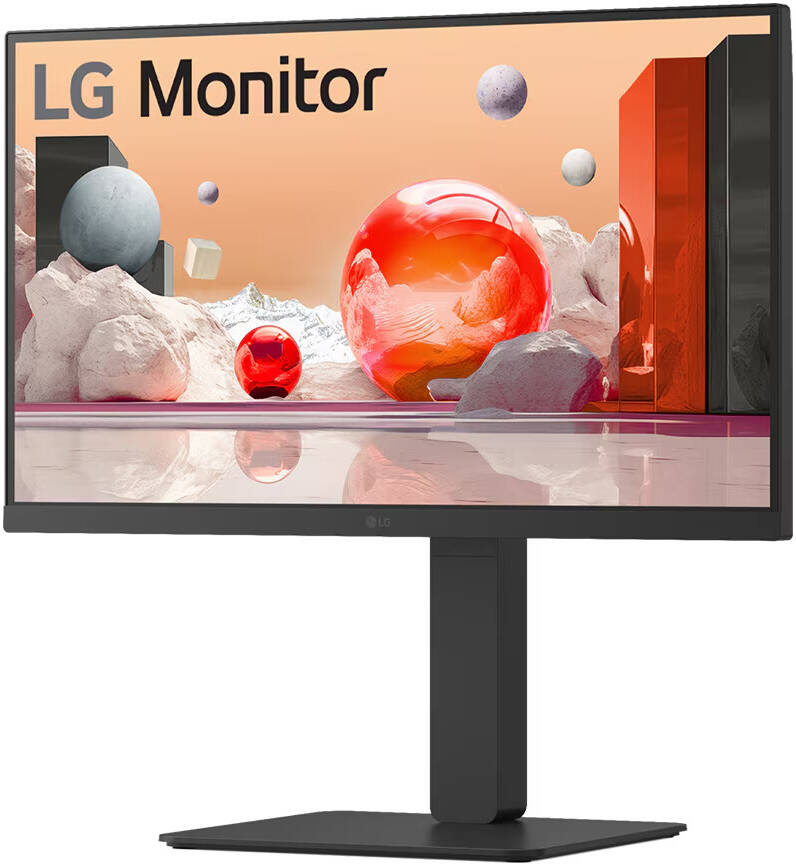LG 24BA650 USB-C Monitor, 24" IPS Display, FHD Resolution, 100Hz Refresh Rate, 5ms (GtG) Response Time, 16.7m Color Display, Built-In Speakers, Anti-Glare Surface Treatment | 24BA650 thumbnail 2