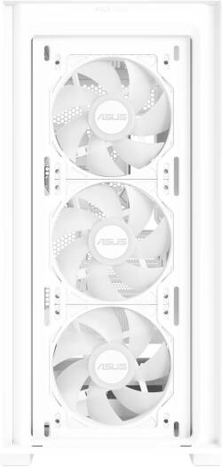 Asus A21 PLUS mATX PC Case, Tempered Glass Panel, 380mm GPU Support, 4 x 120 mm ARGB Fans, USB 3.2 Gen 1, Ample Cable Management, White,| 90DC00H3-B19000 thumbnail 5