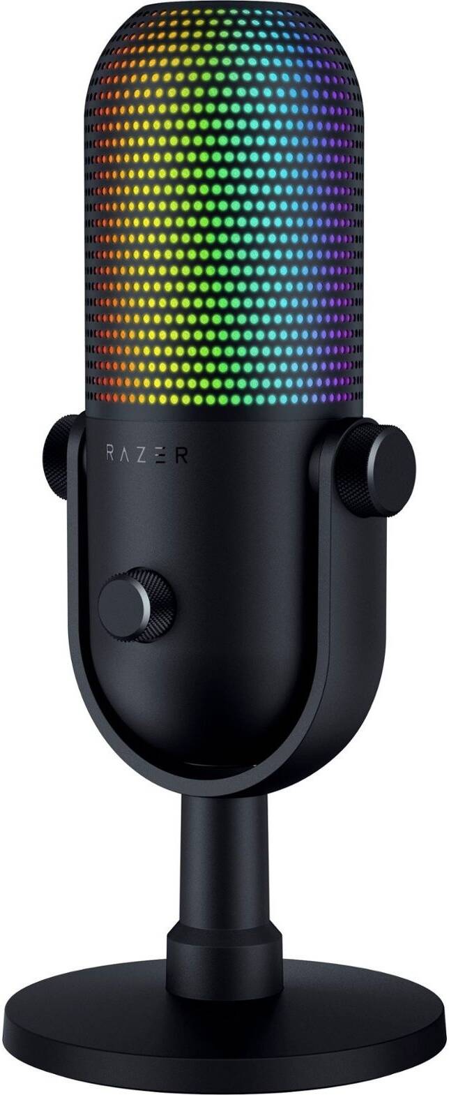 Razer Seiren V3 Chroma Condenser Microphone, 16mm Condenser Capsule, Supercardioid Polar Patterns, Multi-Function Tap-to-Mute Sensor, Type-A to Type-C USB, Black | RZ19-05060100-R3M1 thumbnail 5