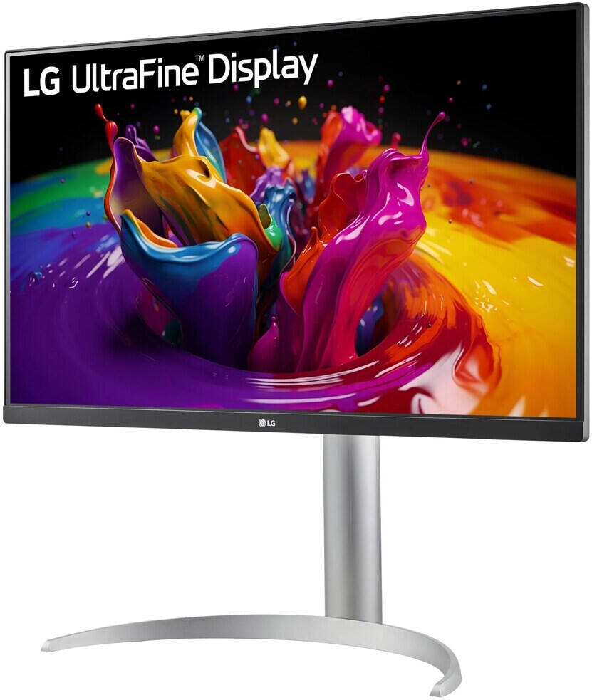 LG 27UP850K-W UltraFine Monitor, 27" 4K UHD IPS Display, 60Hz Refresh Rate, 5ms (GTG) Response Time, Dynamic Action Sync, Black Stabilizer, Super Resolution+, USB Type-C, Silver | 27UP850K-W thumbnail 3