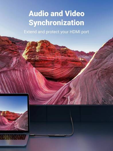 UGREEN HDMI Coupler 4K HDMI Adapter - Female to Female HDMI Connector, Support 3D 4K 1080P HDMI Extender for HDTV Roku TV Stick, Nintendo Switch, Xbox One PS4 PS3 Laptop PC, Black | 20107 thumbnail 7