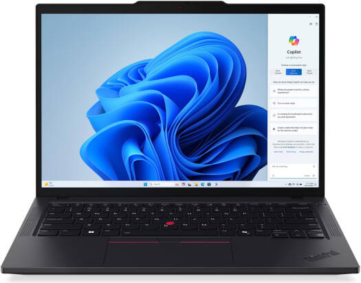 Lenovo ThinkPad T14 Gen 5 Laptop, 14" WUXGA IPS 60Hz Touch Display, Intel Core Ultra 7 165U, 32GB RAM, 1TB SSD, Intel Graphics, English Keyboard, Windows 11 Pro, Eclipse Black | 21ML0057US - Image 1