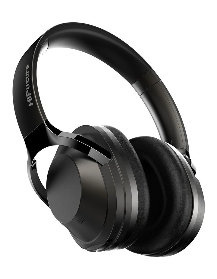 MYCANDY BHF-E300 BLUETOOTH HEADPHONE HYBRID ANC BLACK thumbnail 2