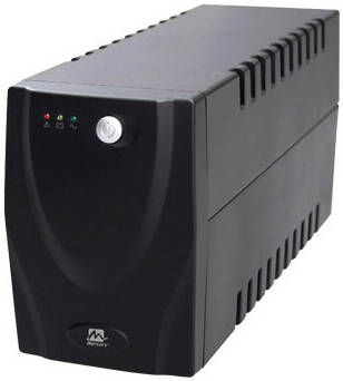 Mercury ELITE 850Pro Line Interactive UPS, 850VA / 510W, Offline, 2x Universal Socket, 9 AH Battery, W/ Schuko Power Cord, Black | UP000351 - Image 1