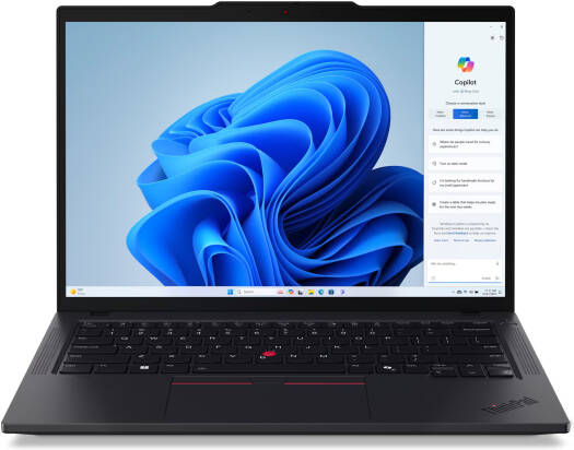 Lenovo ThinkPad T14 Gen 5 Laptop, 14" WUXGA IPS 60Hz Display, Intel Core Ultra 5 125U, 8GB RAM, 512GB SSD, Intel Arc Graphics, English - Arabic Keyboard, No OS, Black | 21ML001DGR - Image 1