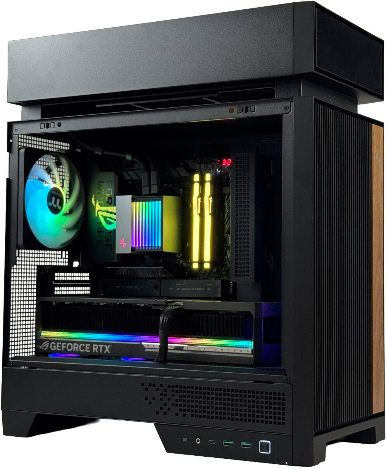 FPS beast Gaming PC - Intel Core Ultra 9 285K 24 Cores 24 Threads, NVIDIA RTX 5090 12GB, 32GB DDR5 RAM 6000MHz, 2TB SSD Gen 5, 1300W 80 Plus PSU, 360mm Liquid CPU Cooler, Wi-Fi + BT, Win11 Pro