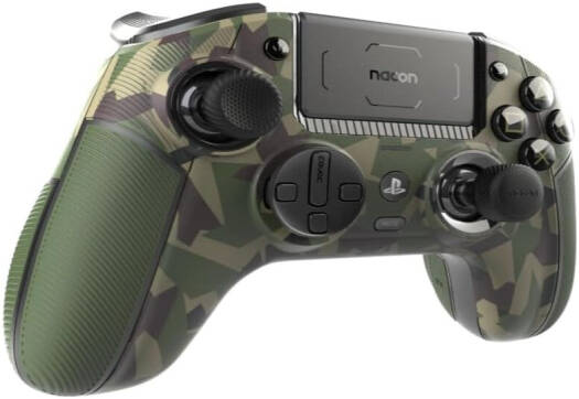 Nacon Revolution 5 Pro PS5 Controller, Trigger Blocker, Magnetic Hall Effect Technology, Vibration, Asymmetric Joystick Position, 300cm Cable Length, Dual Connectivity, Forest Camo | PS5RP5FRUKFOREST thumbnail 2