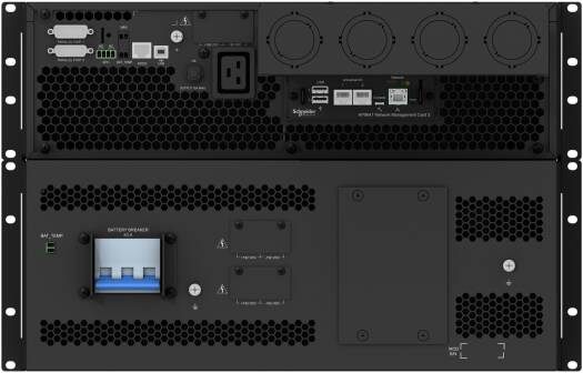 APC 20kVA/ Smart-UPS RT On-Line Rack/Tower, 20kW Power, 230V/380V...415V Input Voltage, Hard Wire 5 (3P+N+E)+3 Wire(1P+N+E), Network Card, 50/60Hz ± 4 Hz Freq, RS232 / RJ45 & USB-B, Black | SRTG20KXLI - Image 1