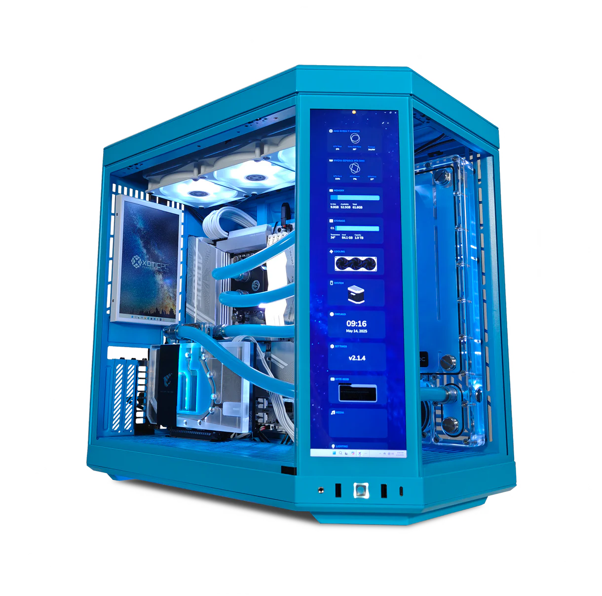Ultimate Mity X Gaming PC, RTX™ 5080 16GB GDDR7,Ryzen™ 7 9800X3D, 64GB DDR5 6000MHz, 2TB NVME, X870 MB - MTY-001X