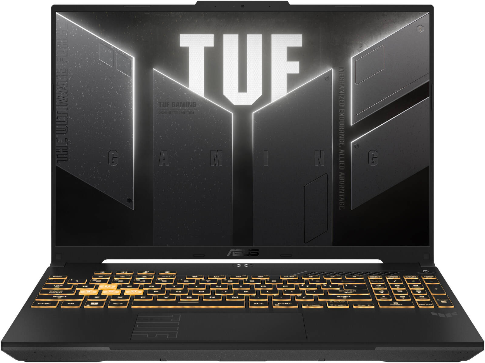 ASUS TUF Gaming F16 FX607VJ Laptop, 16" WUXGA IPS 144Hz, Intel Core 5 210H, 16GB RAM, 512GB SSD, GeForce RTX 3050 6GB Graphics, English/Arabic Keyboard, Win11, Mecha Gray | FX607VJ-RL012W - Image 1