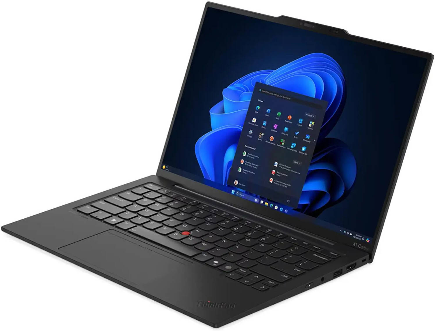 Lenovo ThinkPad X1 Carbon Gen 13 Aura Edition Laptop, 14″ WUXGA IPS Touch Display, Intel Core Ultra 7 255U, 32GB RAM, 1TB SSD, Intel Graphics, English Backlit Keyboard, Win 11 Pro, Black | 21NX005SUS thumbnail 4