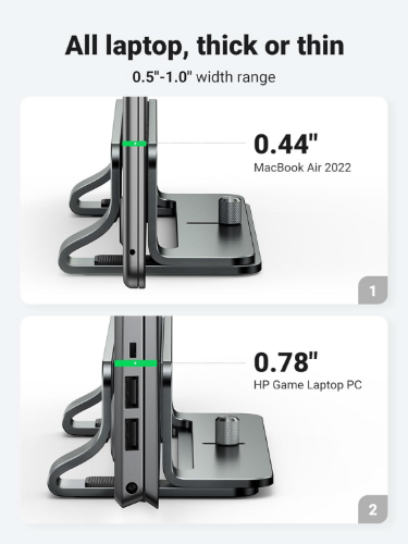 UGREEN VERTICAL LAPTOP STAND SINGLE SLOT thumbnail 3