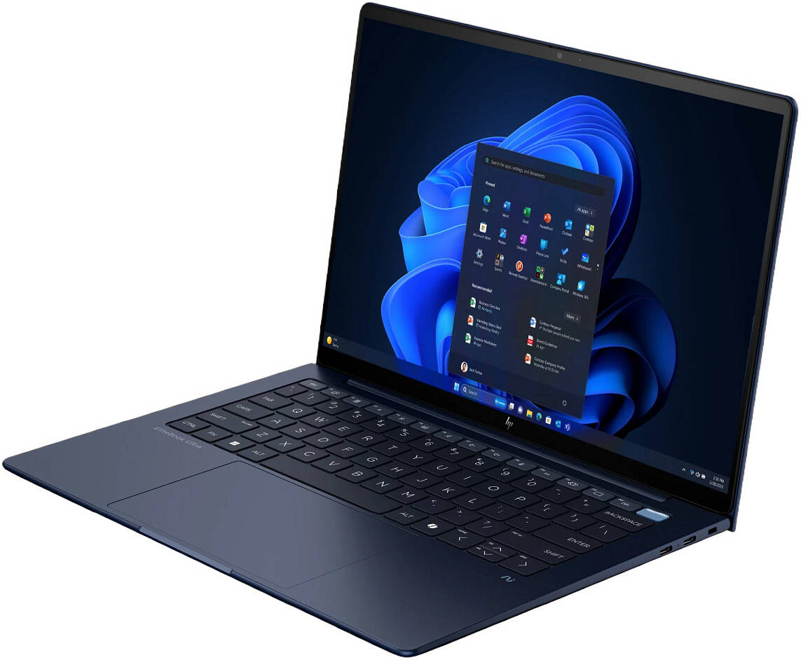 HP EliteBook Ultra G1i Next Gen AI Laptop, 14" 2.8K OLED Touch Display, Intel Core Ultra 7 258V, 32GB RAM, 1TB SSD, Intel Arc Graphics, English-Arabic K/B, Windows 11 Pro, Atmospheric Blue | B69FMET thumbnail 2