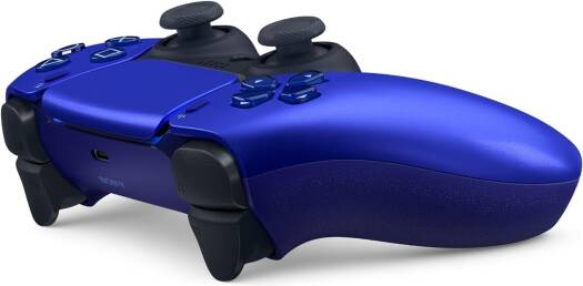 Sony PlayStation 5 DualSense Wireless Controller, Haptic Feedback & Adaptive Triggers, Bluetooth Technology, Built-in Mic, Headset Jack & Speaker, Built-in Battery & USB Type-C, Cobalt Blue | C-BLUE thumbnail 3
