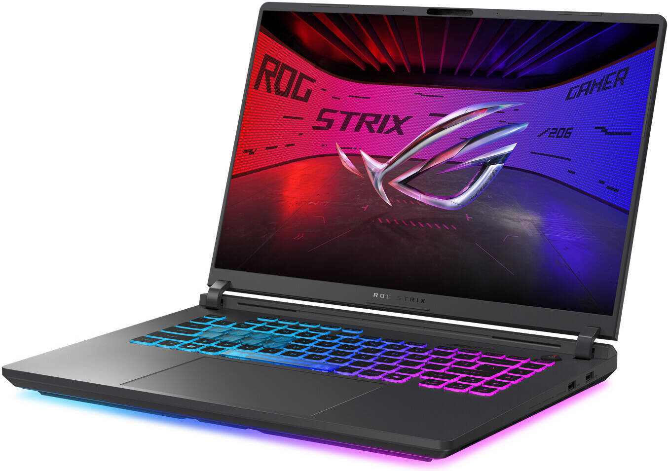 ASUS ROG Strix G16 G615LM Gaming Laptop, 16" WQXGA IPS 240Hz Display, Intel Core Ultra 7 255HX, 16GB RAM, 1TB SSD, RTX 5060 8GB GDDR7 GPU, English-Arabic K/B, Win11, Eclipse Gray | 90NR0LJ1-M004S0 thumbnail 2