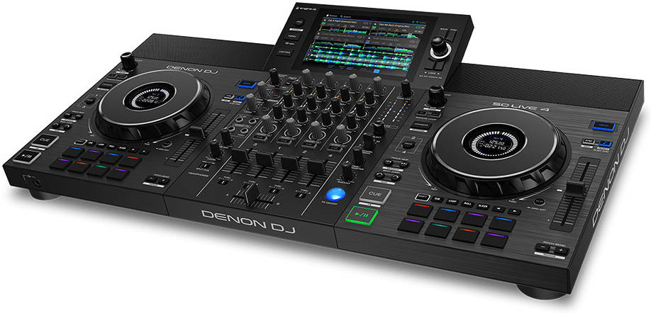 Denon DJ SC LIVE 4 4 Deck Standalone DJ Controller with Wi Fi Streaming, 7″ Touchscreen, Onboard Speakers, Serato & Virtual DJ Integration | SC LIVE 4 thumbnail 7