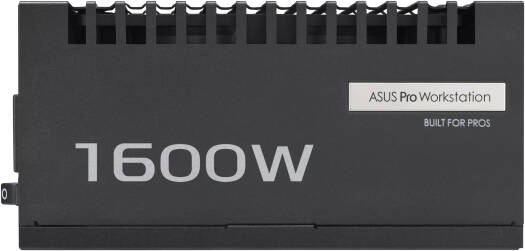 ASUS Pro WS Power Supply, 1600W Power, 80 PLUS Platinum Efficiency, ATX 3.1 Compatible, Dual-Ball Fan Bearings, Gold-Plated High-Performance Copper Pins, Black | 90YE00Z2-B0NA00 thumbnail 8