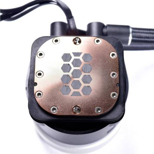 Lian Li Galahad II Trinity Liquid CPU Cooler, 240mm, 2x 120mm SL-Infinity Fans, 3200RPM Pump Speed, 61.3CFM Fan Airflow, 2100RPM Fan Speed, Fluid Dynamic Bearing, White | G89.GA2T24INW.00 thumbnail 5