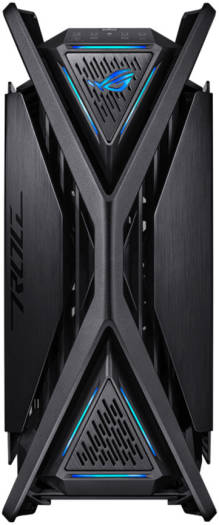 ASUS ROG Hyperion GR701 E-ATX PC Case, Tempered Glass Side Panels, Up to 420mm Dual Radiator, 4*140mm Fans, Metal GPU Holder, Compnent Storage, ARGB Fan Hub, 60W Fast Charging, Black | 90DC00F0-B39000 thumbnail 3