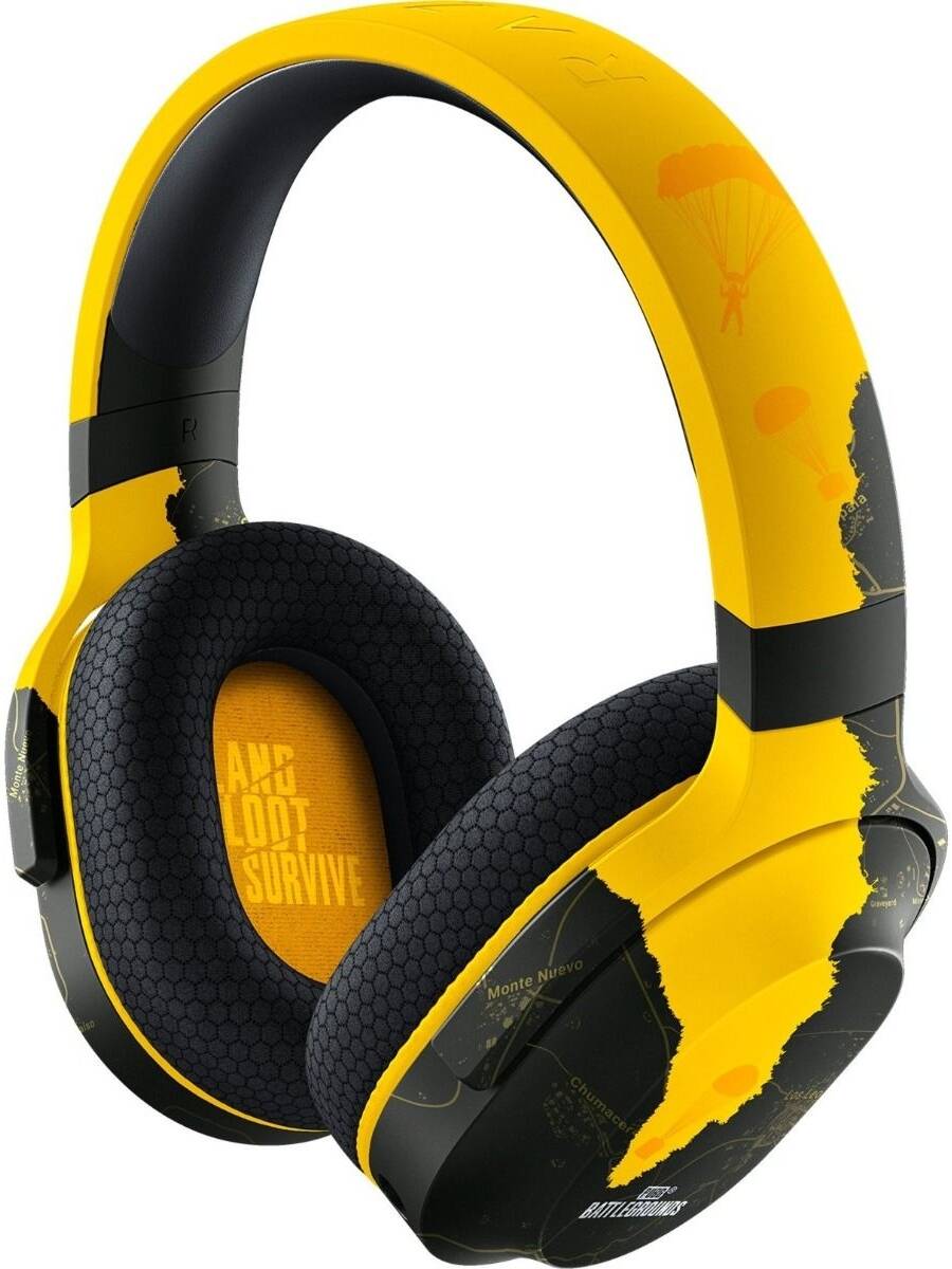Razer Barracuda X Wireless Gaming Headset, PUBG Edition, Bluetooth 5.2, Type-C Wireless Connectivity, Detachable HyperClear Cardioid, Unidirectional Pick-Up Pattern, Black/Yellow | RZ04-04430500-R3M1 thumbnail 3