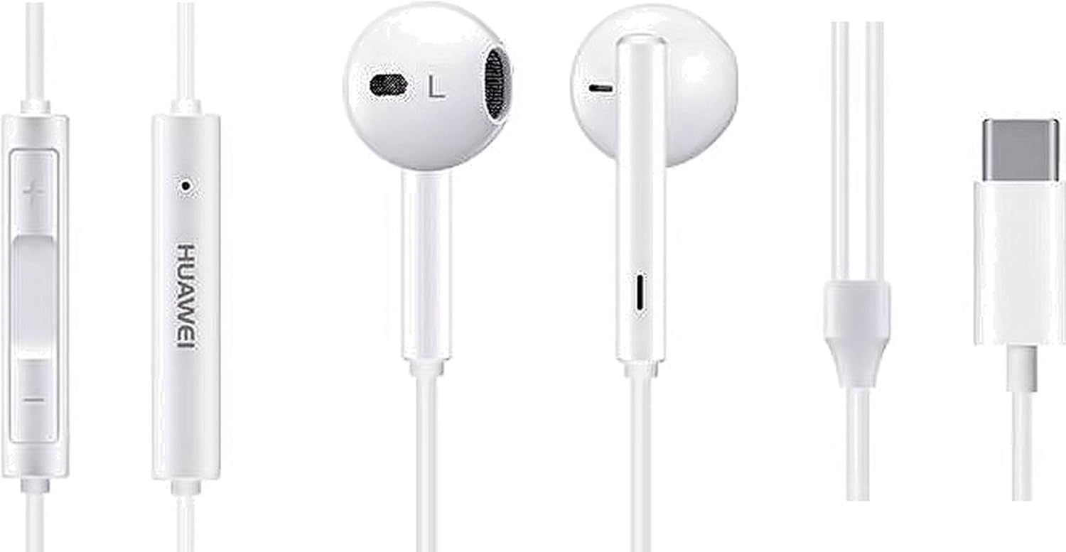 HUAWEI CM33 TYPE C EARPHONE WHITE - Image 1