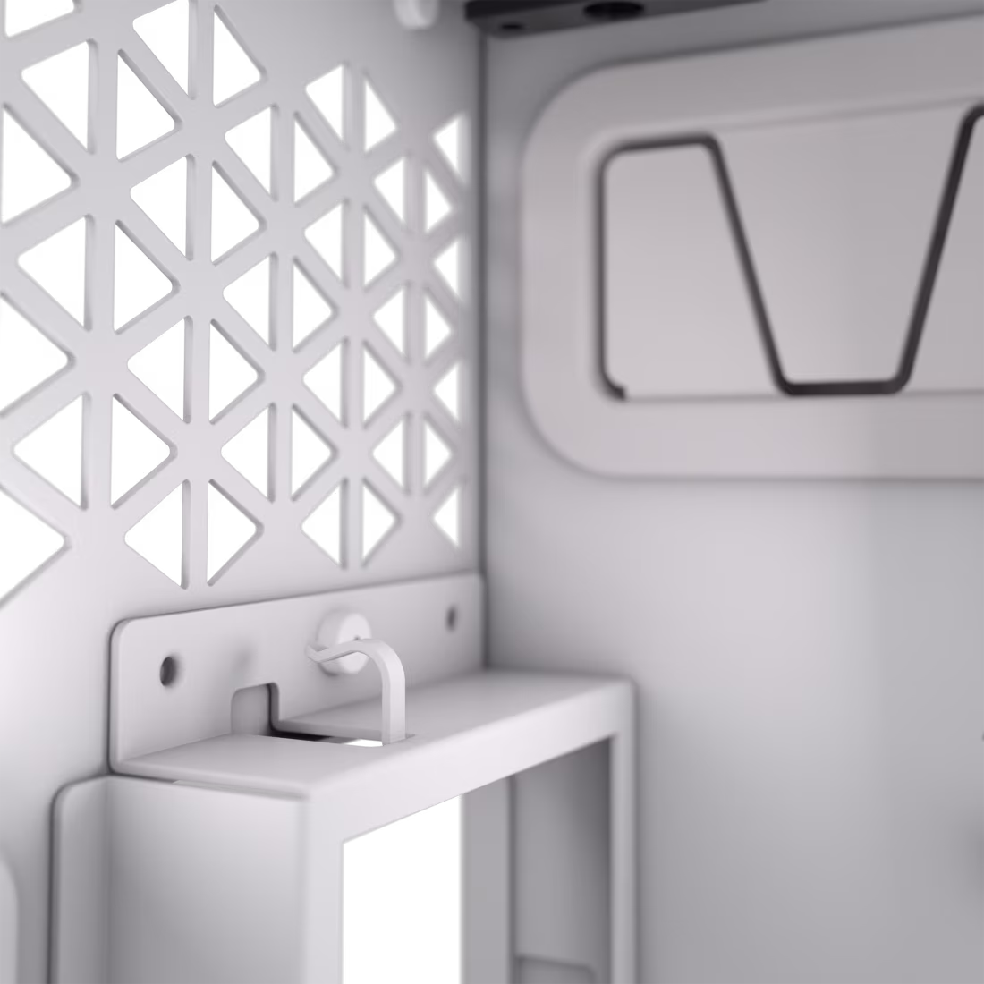 Corsair 6500D Airflow Mid-Tower Computer Case, Up to 360mm Radiator & 13x Fan Support, Tempered Glass, Fully Mesh Sides, Dual Chamber Design, Modern Front Panel I/O, White | CC-9011260-WW thumbnail 11