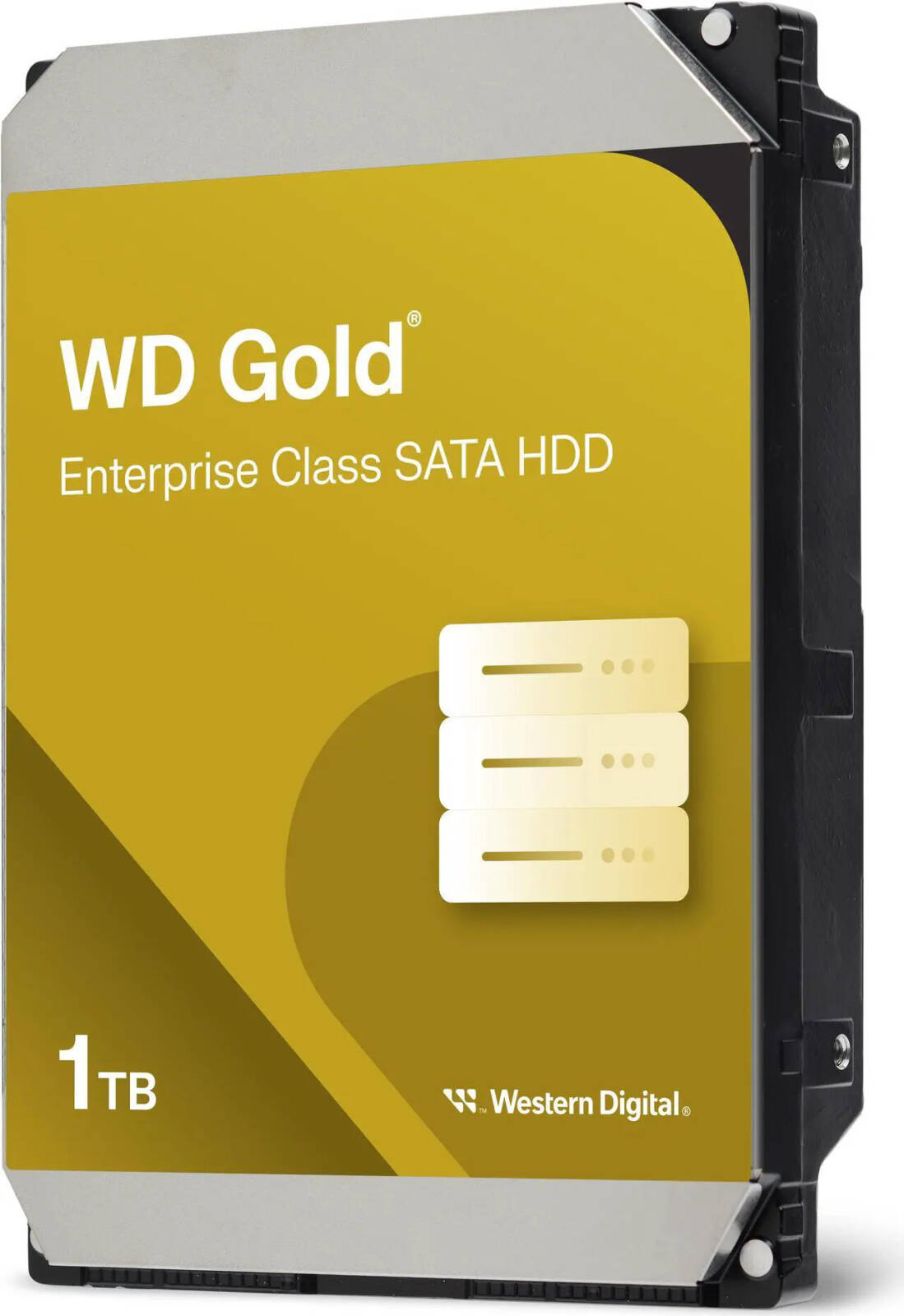 Western Digital Gold Enterprise Class SATA HDD, 1TB Capacity, 7200 RPM, 128MB Cache, 184MB/s Transfer, 2M Hours MTBF, Vibration Protection, 512n Format | WD1005FBYZ thumbnail 2