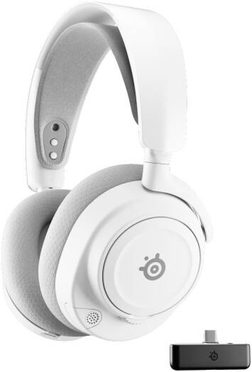 SteelSeries Arctis Nova 7X Gen 2 Wireless Gaming Headphones, Xbox Edition, Neodymium Magnetic Drivers, 360 Spatial Audio, Noise Rejecting Mic, 50h Battery Life, White | 61759 thumbnail 6