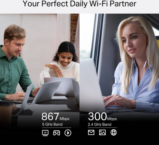 TP-Link M7400 300 Mbps LTE-Advanced Mobile Wi-Fi, Up to 300Mbps Download, 50Mbps Upload Speeds, Up to 32 Devices Support, Up to 8 Working Hours, 2100mAh Battery, Black | M7400 thumbnail 3