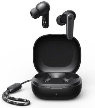 Anker Soundcore P25i True Wireless Earbuds, 10mm Drivers, Clear Calls & High Bass, Connect App with 22 Preset EQs, Connectivity, IPX5-Water Resistant, TWS with 30H+ Playtime, Black | P25i thumbnail 4