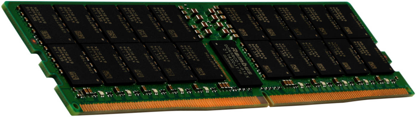 HPE 64GB (1x64GB) Dual Rank x4 DDR5 5600 CAS-46-45-45 EC8 Registered Smart Memory Kit | P64707-B21 - Image 1
