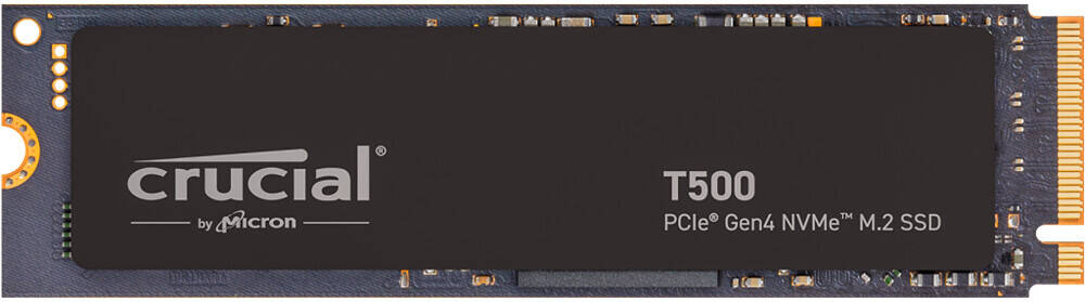 Crucial T500 1TB PCIe Gen4 NVMe M.2 Internal SSD, Up to 7300MB/s Read Speed & 6800 MB/s Write Speed, 1.5 Million Hours MTBF, Compatible with Laptop & Desktops | CT1000T500SSD8 - Image 1