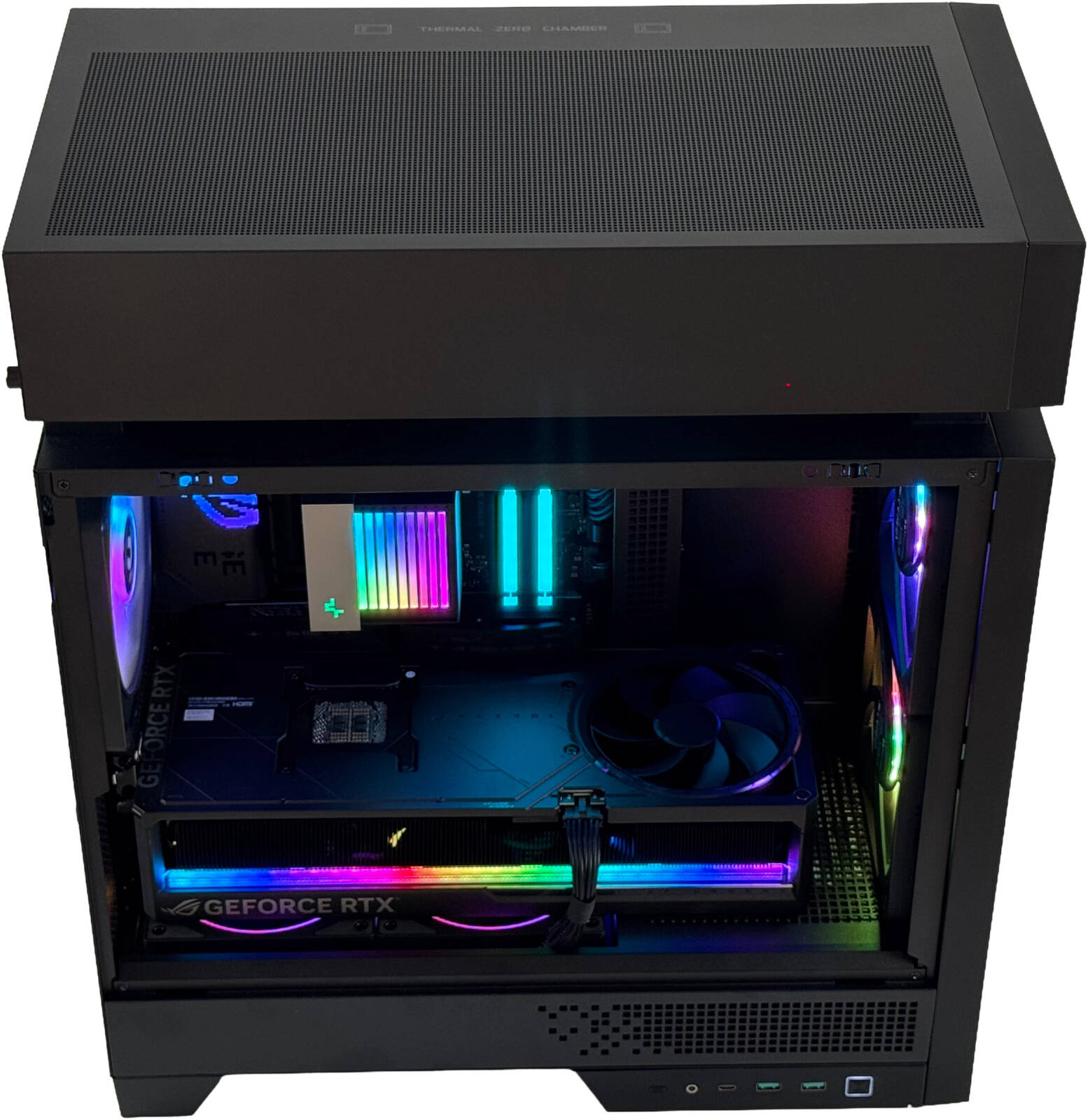 FPS beast Gaming PC - AMD Ryzen 9 9950X3D 16 Cores 24 Threads, NVIDIA RTX 5090 32GB, 32GB DDR5 RAM 6000MHz, 2TB SSD Gen 5, 1300W 80 Plus PSU, 360mm Liquid CPU Cooler, Wi-Fi + BT, Win11 Pr thumbnail 4