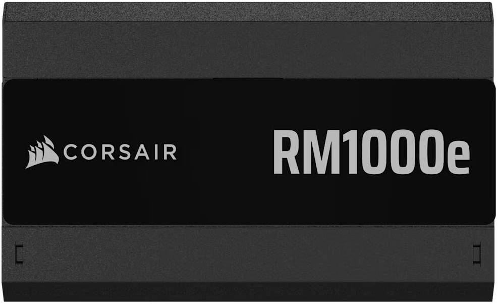 Corsair RMe Series RM1000e V3 Fully Modular Low-Noise ATX Power Supply, 1000W Power, 80 PLUS Gold Efficiency, 120mm Rifle Bearing Fan, Zero RPM Fan Mode, ATX 3.1 Certified, Black | CP-9020297-UK thumbnail 4