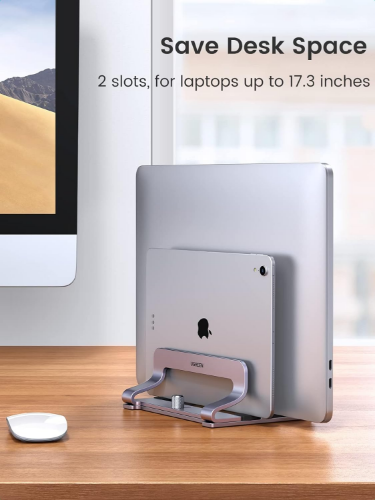 UGREEN VERTICAL LAPTOP STAND DUAL SLOT thumbnail 2