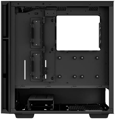 Deepcool CH560 ATX Mid-Tower Computer Case, ABS+SPCC+Tempered Glass Materials, Up to 360mm Radiators, USB3.0/Audio/Type-C Ports, Black | R-CH560-BKAPE4-G-1 thumbnail 5