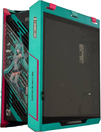 Asus Hatsune Miku Edition Gaming PC - AMD Ryzen 7 9800X3D (8C/16T), NVIDIA RTX 5080 16GB, 32GB DDR5 RAM 6000MHz, 2TB SSD Gen 5, 1200W PSU, 360mm LC, Wi-Fi + BT, Win11 Pro thumbnail 3