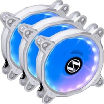 Lian Li BR 120 Digital RGB PWM Triple Pack Fan, 3x 120mm Fans with Remote Controller, Silver | G99.12Q18P.R30A thumbnail 6