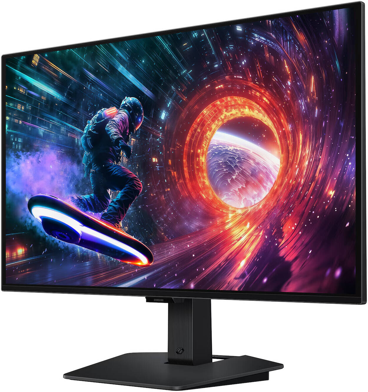 SAMSUNG Odyssey G5 G50SF Gaming Monitor, 27" QD-OLED Display, QHD Resolution, 180Hz Refresh Rate, 0.03 (GtG) Response Time, AMD FreeSync & G-Sync Compatible, Black | LS27FG502SMXUE thumbnail 3