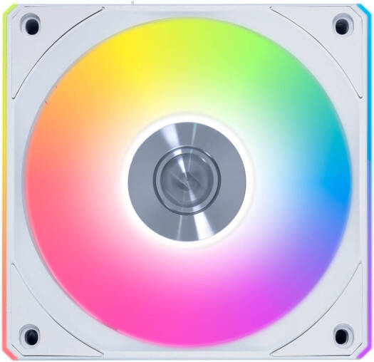 Lian-Li UNI FAN CL Wireless Computer Fan, 120mm Fan Size, 2150 RPM Fan Speed, 77.34 CFM Airflow, FDB Bearing Type, PBT / PC / Aluminum Material, Single Pack, White | 12CL1W1W thumbnail 2