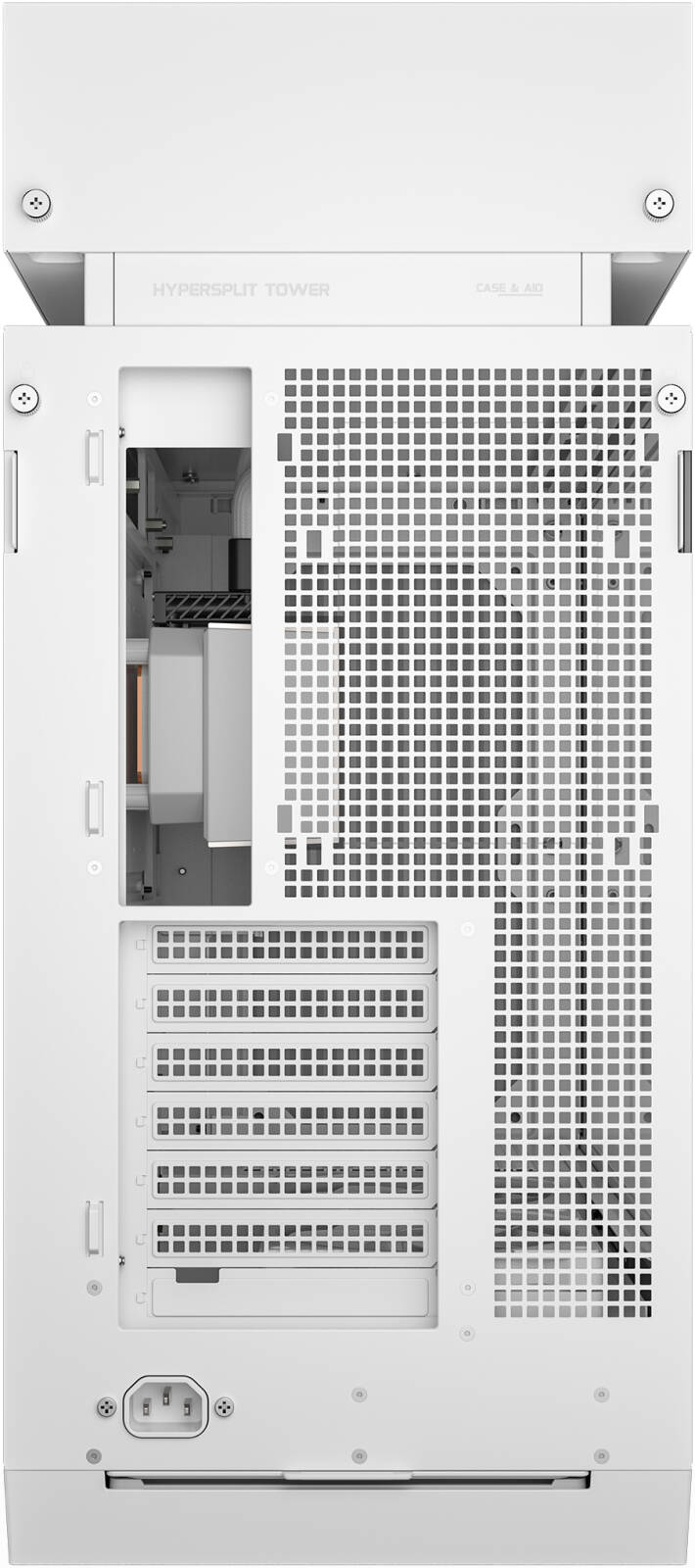 DeepCool CL6600 Computer Case, Pre-installed 360mm ARGB Liquid Cooler & 2x FL12R SE ARGB Fans, ABS + SPCC + Tempered Glass Material, White | R-CL6600-WHNNA0-G thumbnail 9