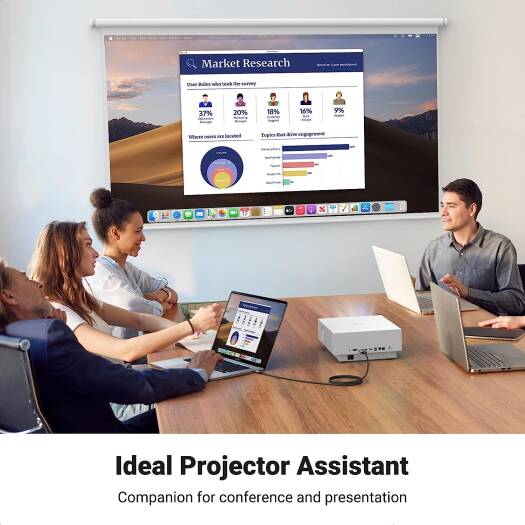 UGREEN USB C to HDMI Cable,USB 3.1 Type C to HDMI 4K 60Hz UHD Adapter, Compatible iPhone 15 Series,iPad 10/Pro/Air/Mini,Samsung Galaxy Series,MacBook Pro,Dell XPS,Huawei P60 Pro, 2 Meter | 50571 thumbnail 4