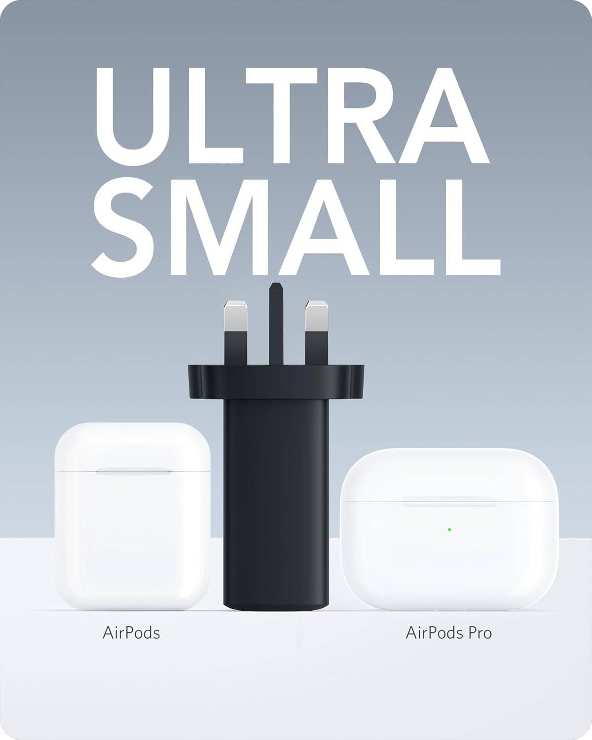 Anker 735 Charger, 65W Power, GaN II Technology, 2x USB-C & 1x Type-A Ports, Small Compact Design, Charge Up to 3 Devices Simultaneously, UK Plug, Black | A2667 thumbnail 8