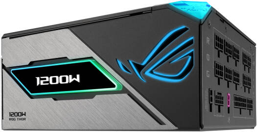 ASUS ROG Thor 1200W Platinum III Fully Modular Power Supply, 80 PLUS Platinum Efficiency, Active PFC, ATX 3.1 Standard, Cybenetics Lambda A++ Certification | 90YE00V2-B0NA00 thumbnail 6